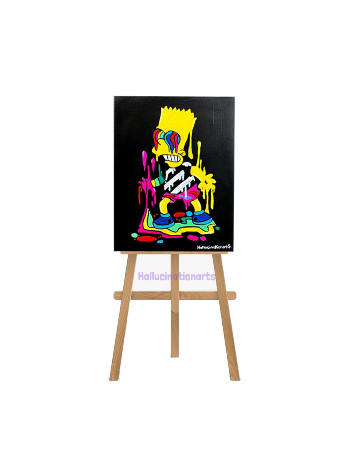 Trippy Bart Painting - SOLD OUT