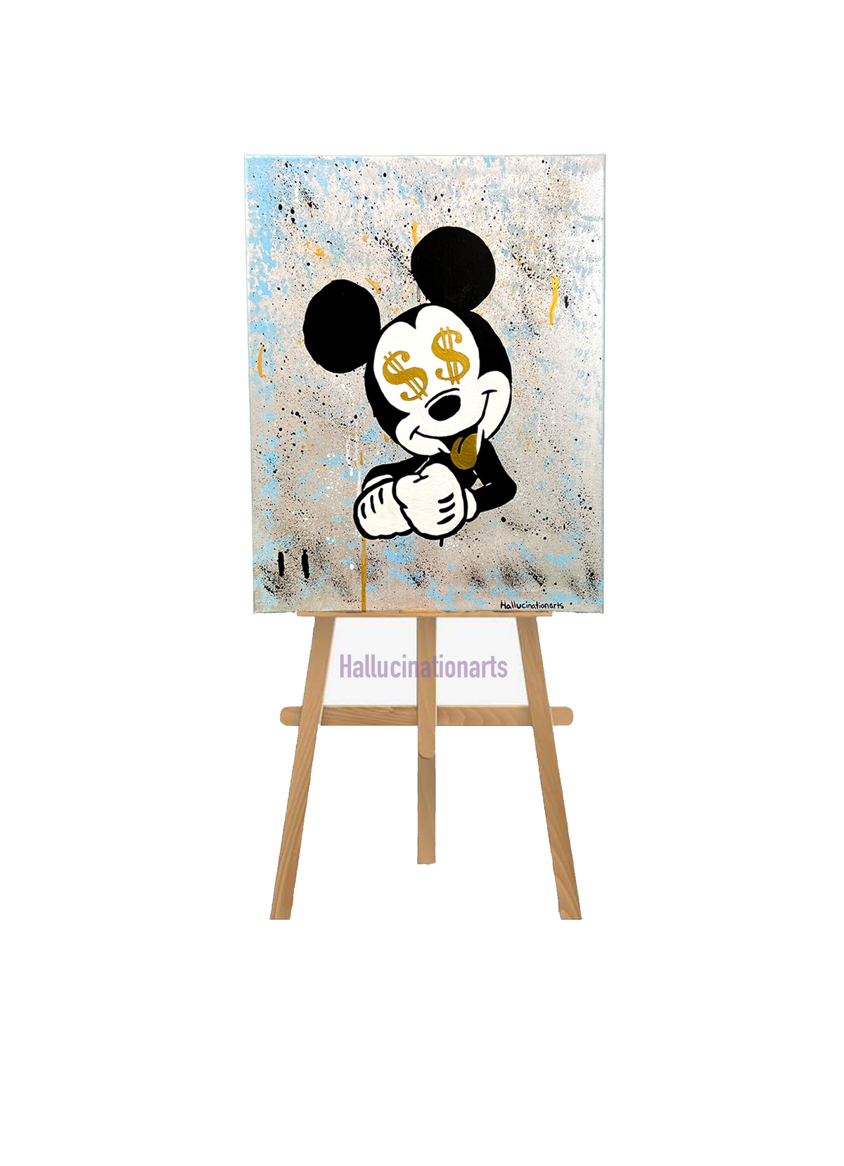 Money Mickey Painting