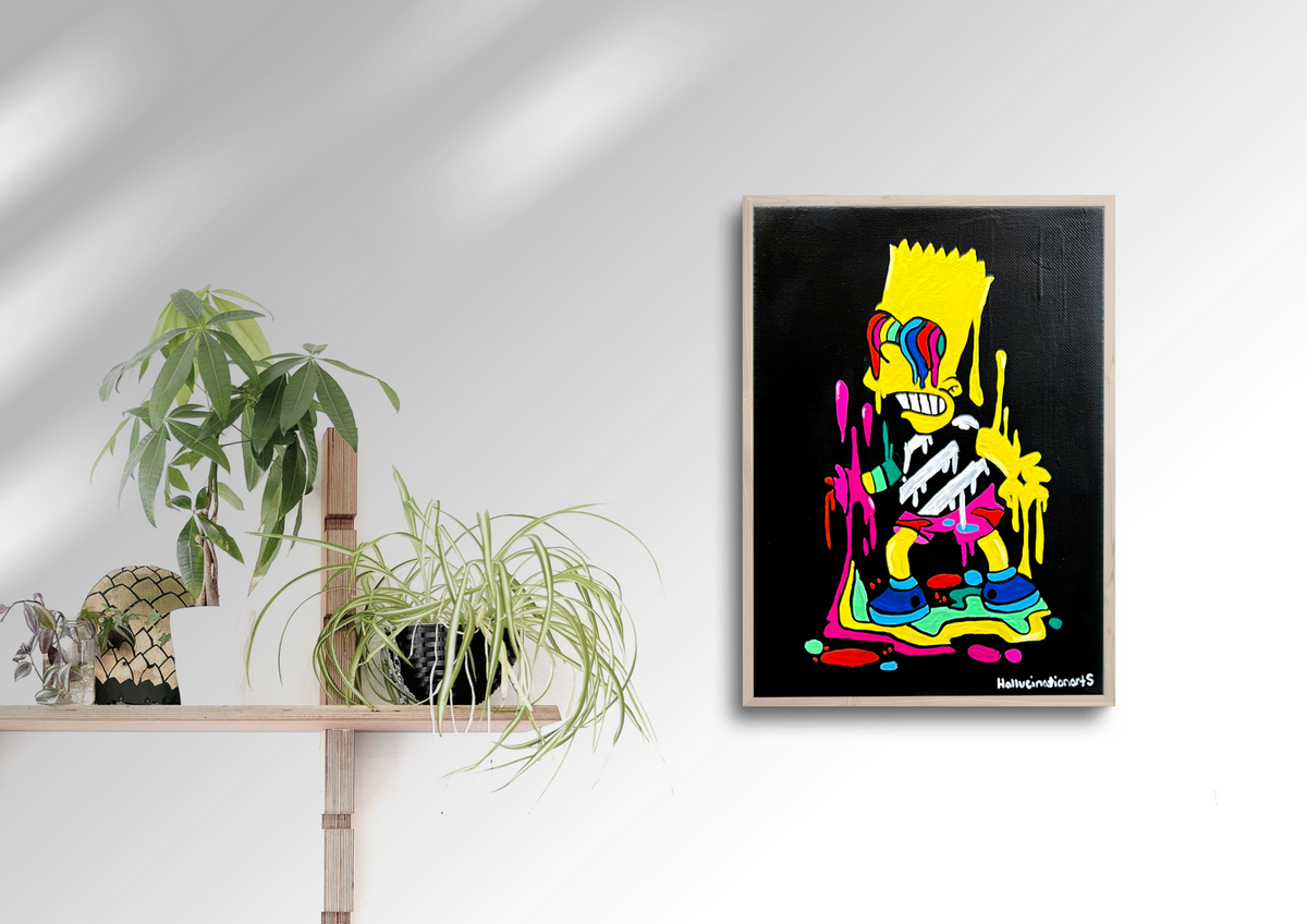 Trippy Bart Painting - SOLD OUT