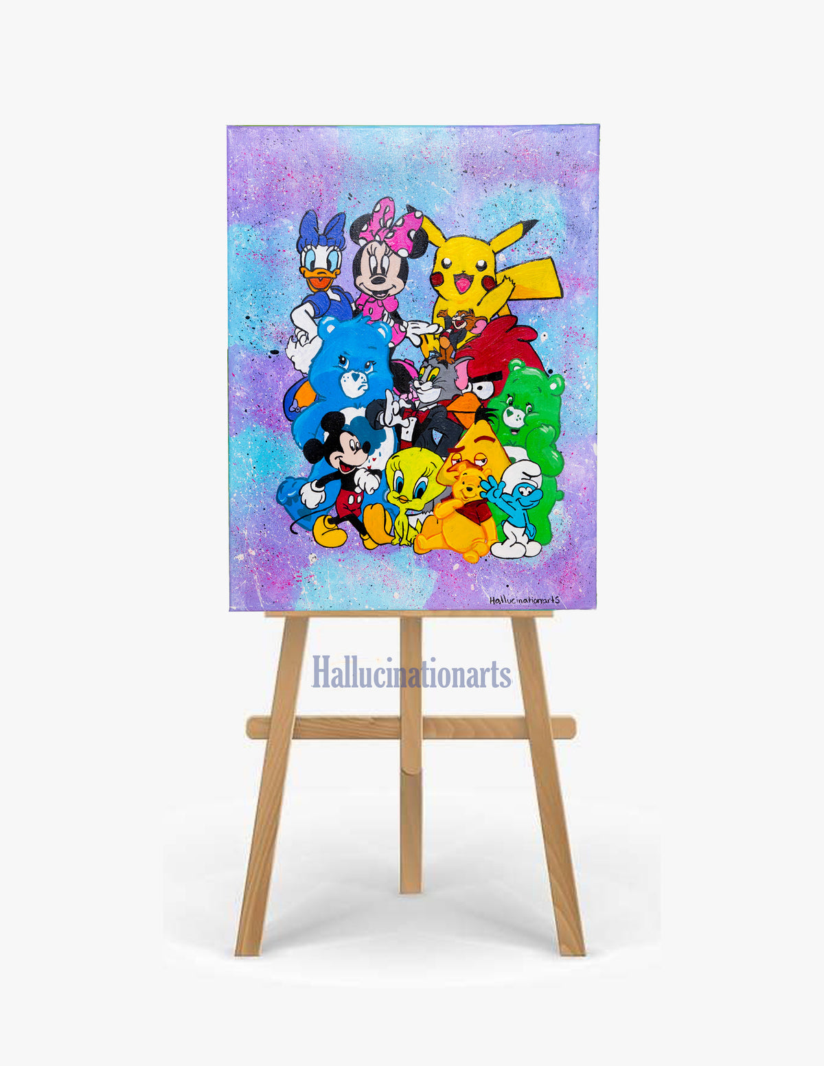 Cartoon Mash Up Painting