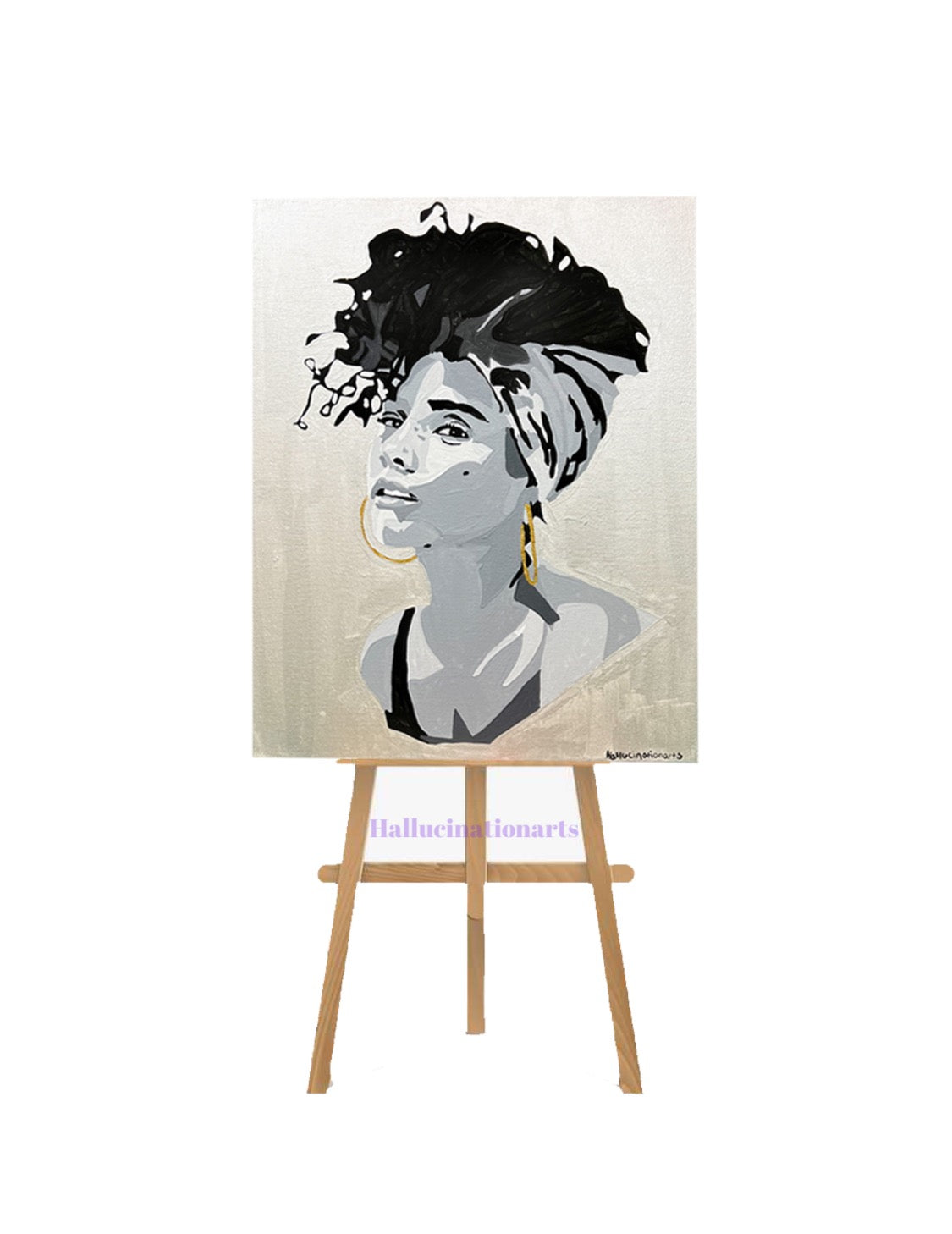 Alicia Keys Painting