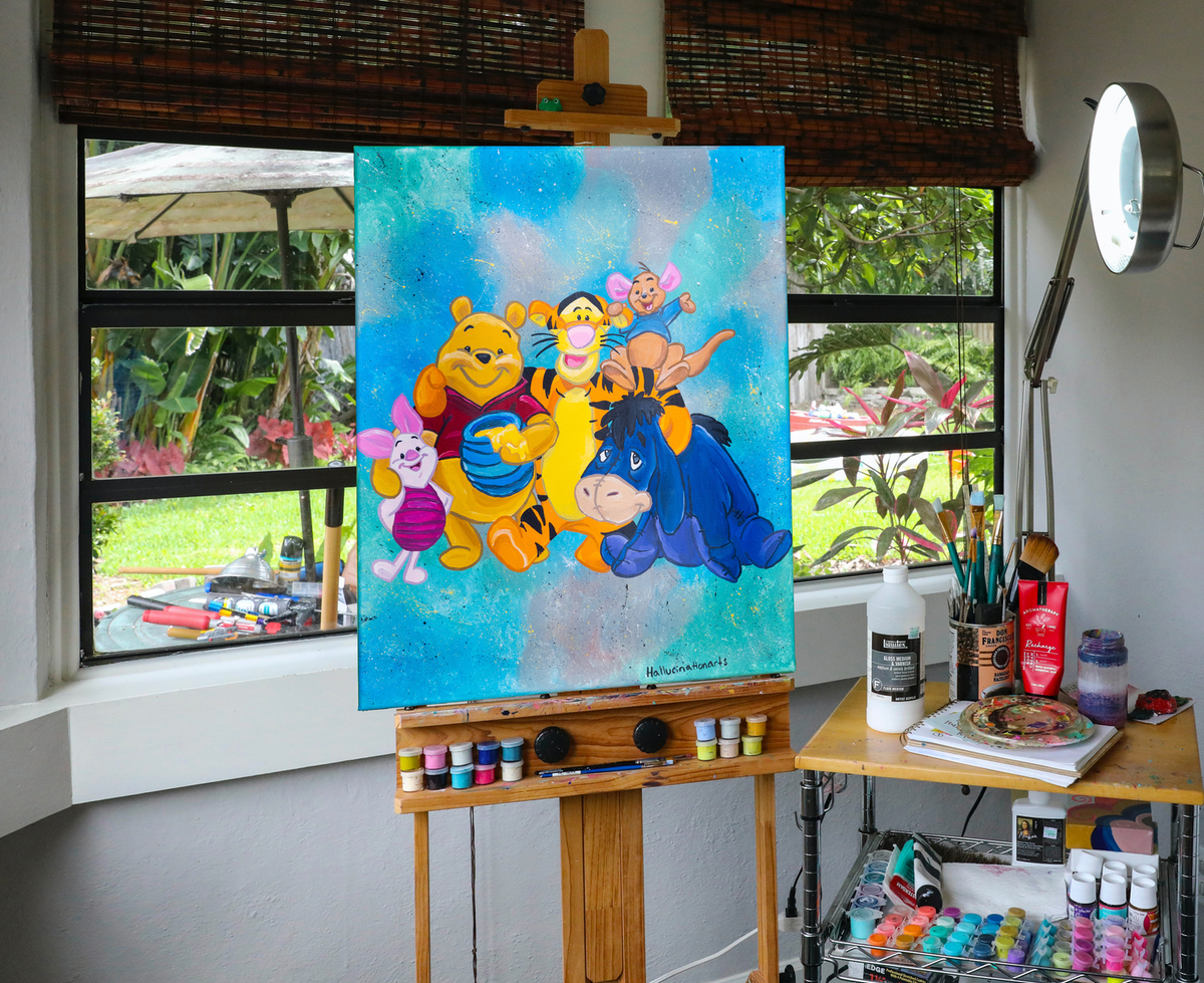 Winnie &amp; Friends Painting